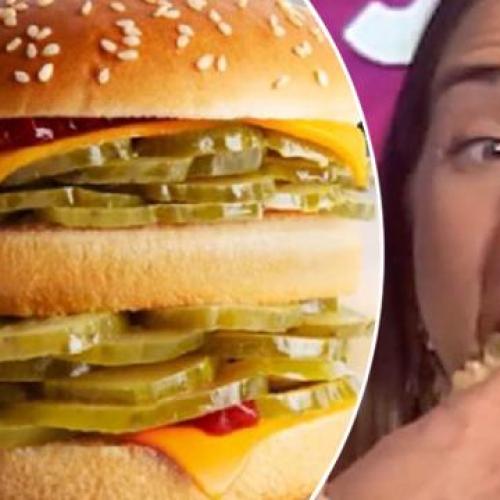 Lucky Radio Host Got To Try McDonald's McPickle Burger