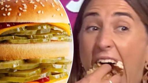 Lucky Radio Host Got To Try McDonald's McPickle Burger