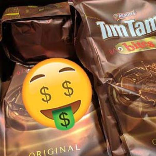 Packet Of Tim Tams For $26 Spotted At Sydney Airport