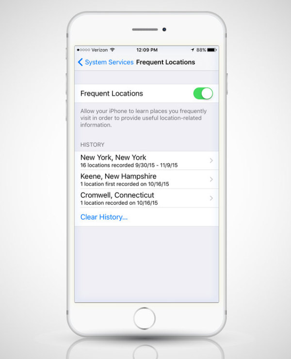 hidden map on your phone hidden map on your phone