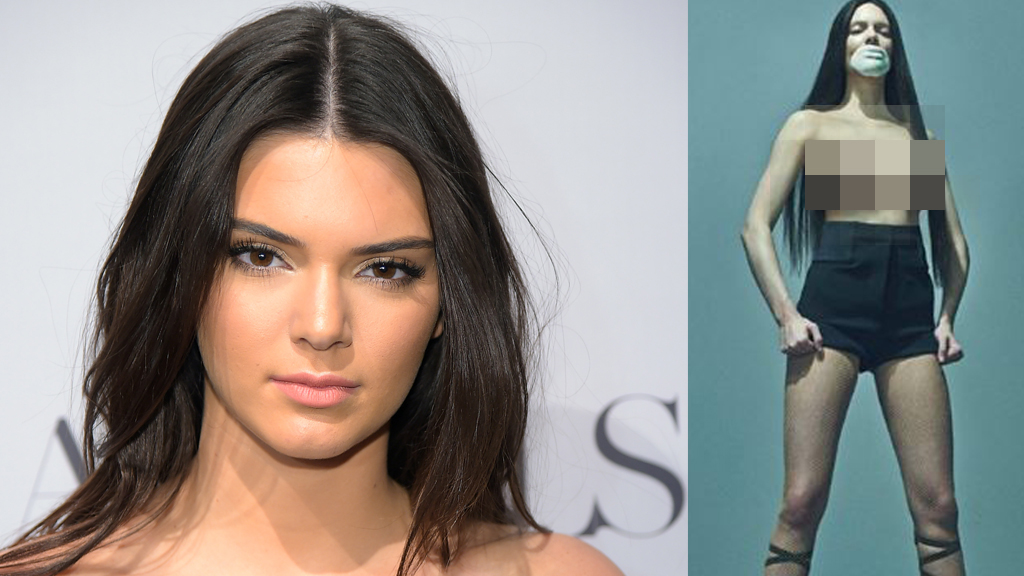 Kendall Jenner Poses Topless in Digitally Enhanced Photo Shoot