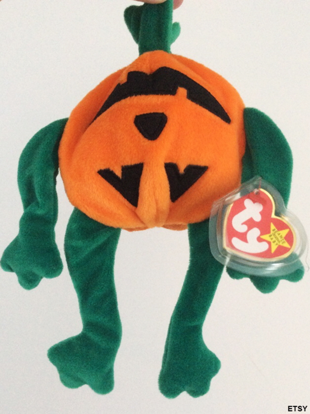 pumpkin beanie baby