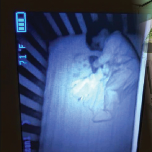 Mum Left Terrified After She Sees A 'Ghost Face' Smiling Back At Her On Her Baby Monitor