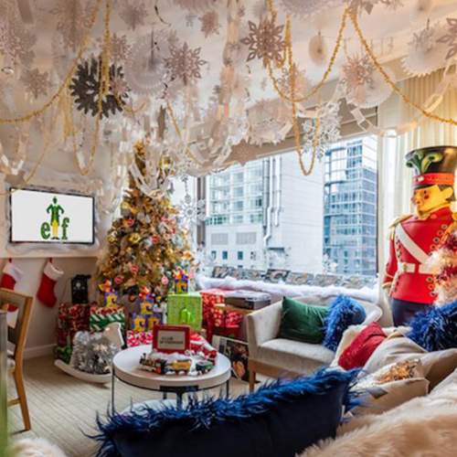 You Can Live Like Buddy The Elf In This Winter Wonderland Apartment