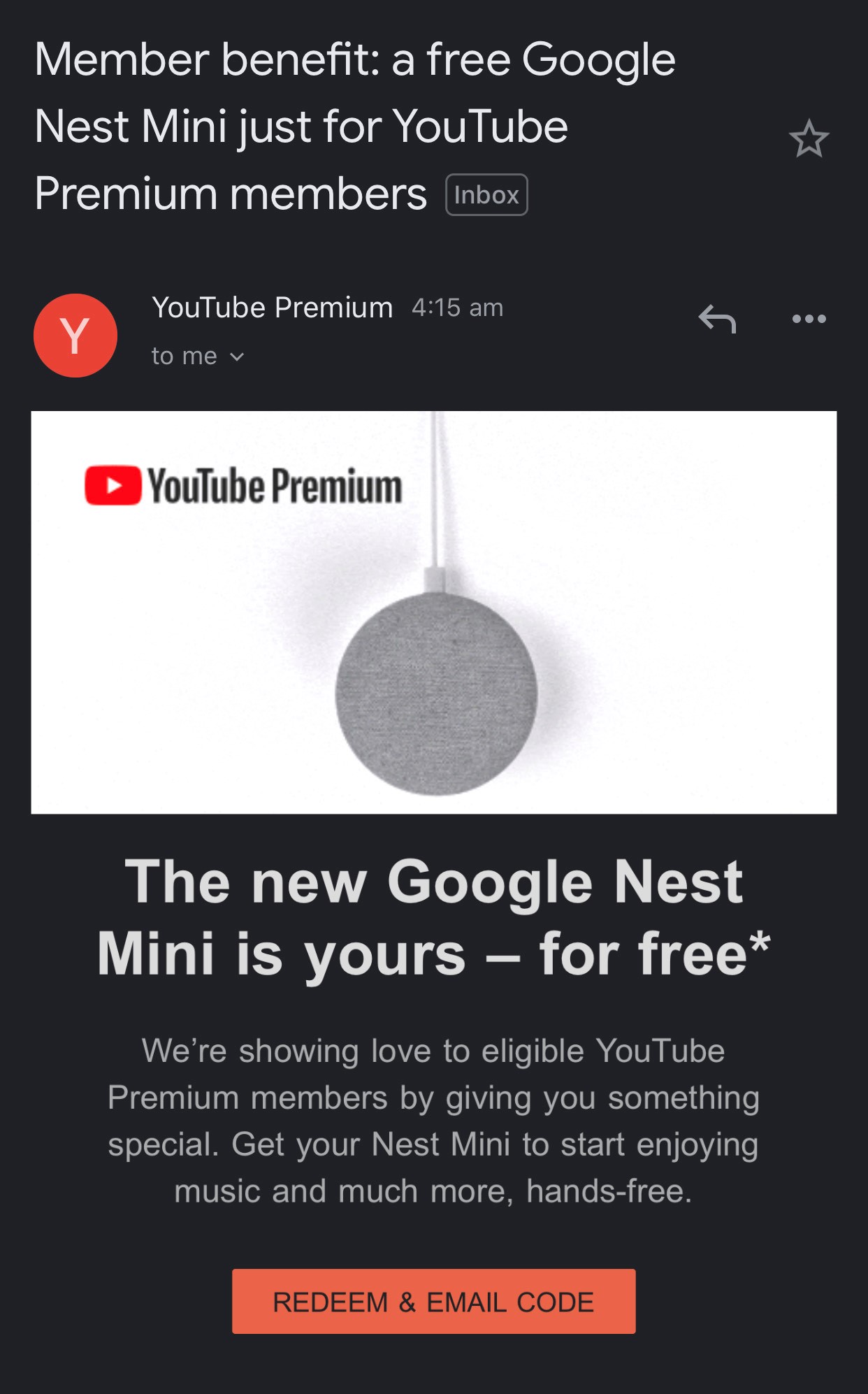redeem free google home mini