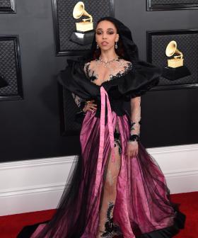 http://FKA%20twigs%20arrives%20at%20the%2062nd%20annual%20Grammy%20Awards%20at%20the%20Staples%20Center%20on%20Sunday,%20Jan.%2026,%202020,%20in%20Los%20Angeles.%20(Photo%20by%20Jordan%20Strauss/Invision/AP)