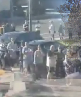 Footage Shows Huge Queues At Toilet Paper Factory In Melbourne As Supermarket Stock Goes Quick