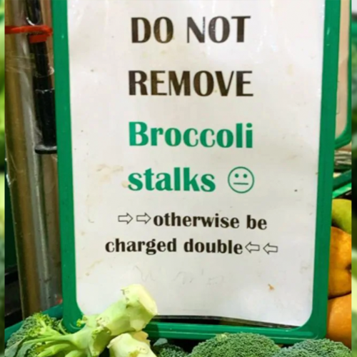 A Supermarket Is Now Charging People DOUBLE For Vegetables If They Fool Around With It