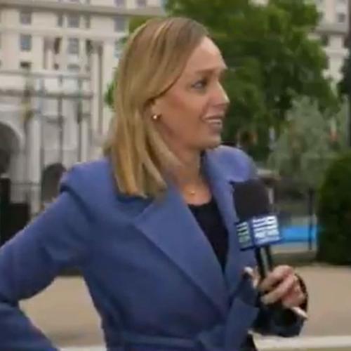 Aussie Reporter Has Terrifying Moment During Live Cross To Nine News