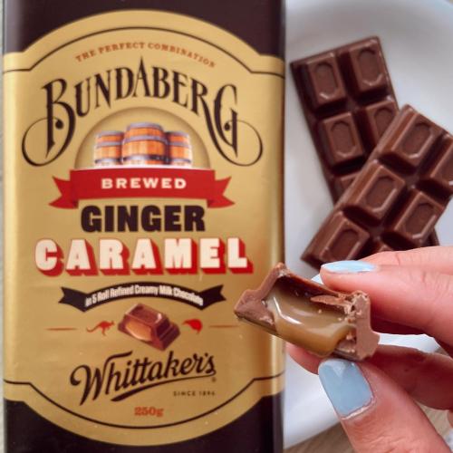 Chokkie Gods Whittakers Are Releasing A Caramel x Ginger Beer Block With Bundaberg!
