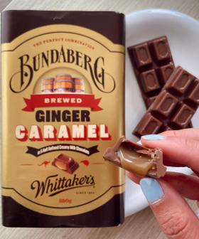 Chokkie Gods Whittakers Are Releasing A Caramel x Ginger Beer Block With Bundaberg!