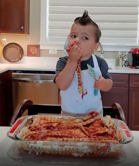 This Kid Has A Cooking Instagram Where He Just Stuffs Food Into His Mouth When Mum's Not Looking