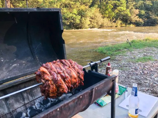 jumbuck novo small charcoal spit roaster