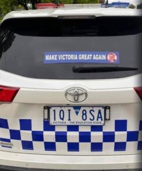 Police Respond To Anti-Dan Andrews Sticker Spotted On Patrol Vehicle