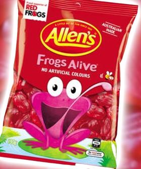 Allen's Have Announced A Big Change To Their Iconic Frogs Alive