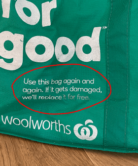 People Are Only Just Realising This Little Known Fact About Woolworths Green Bags