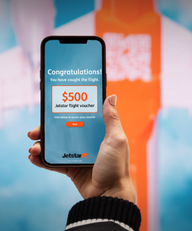 Jetstar Is Giving Out Free Flight Vouchers Today At This Melbourne Train Station