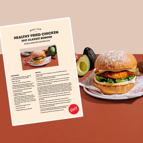 Grill'd Has Release The Recipe For One Of Their Brand New Fried Chicken Burgers!