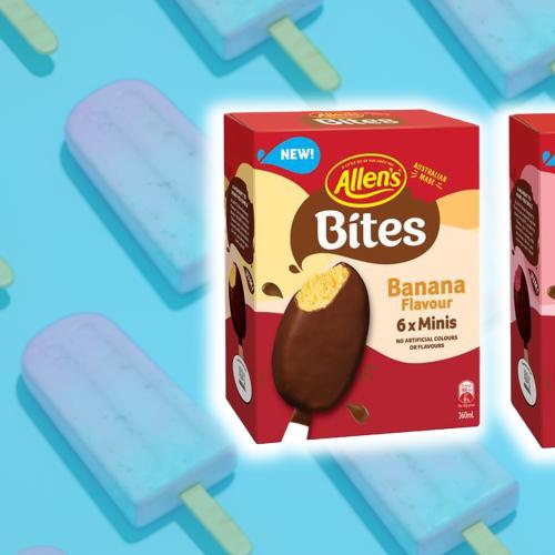 Allen's Have Just Dropped New Special Edition Banana & Raspberry Lolly Flavoured Ice Creams!