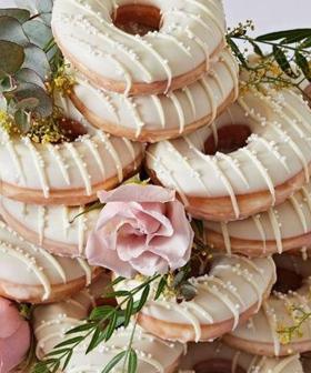 Bored Of Traditional Wedding Cakes? Krispy Kreme Is Selling Wedding Doughnuts!