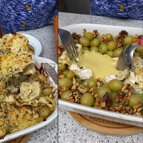 This Grape, Pasta & Cheese Recipe Is Going VIRAL! Would You Try It?