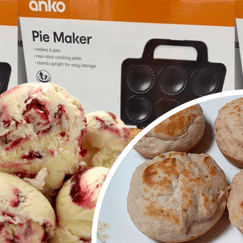 A Genius Has Created 'Ice Cream Bread' With Their Kmart Pie Maker & It's Honestly Inspired