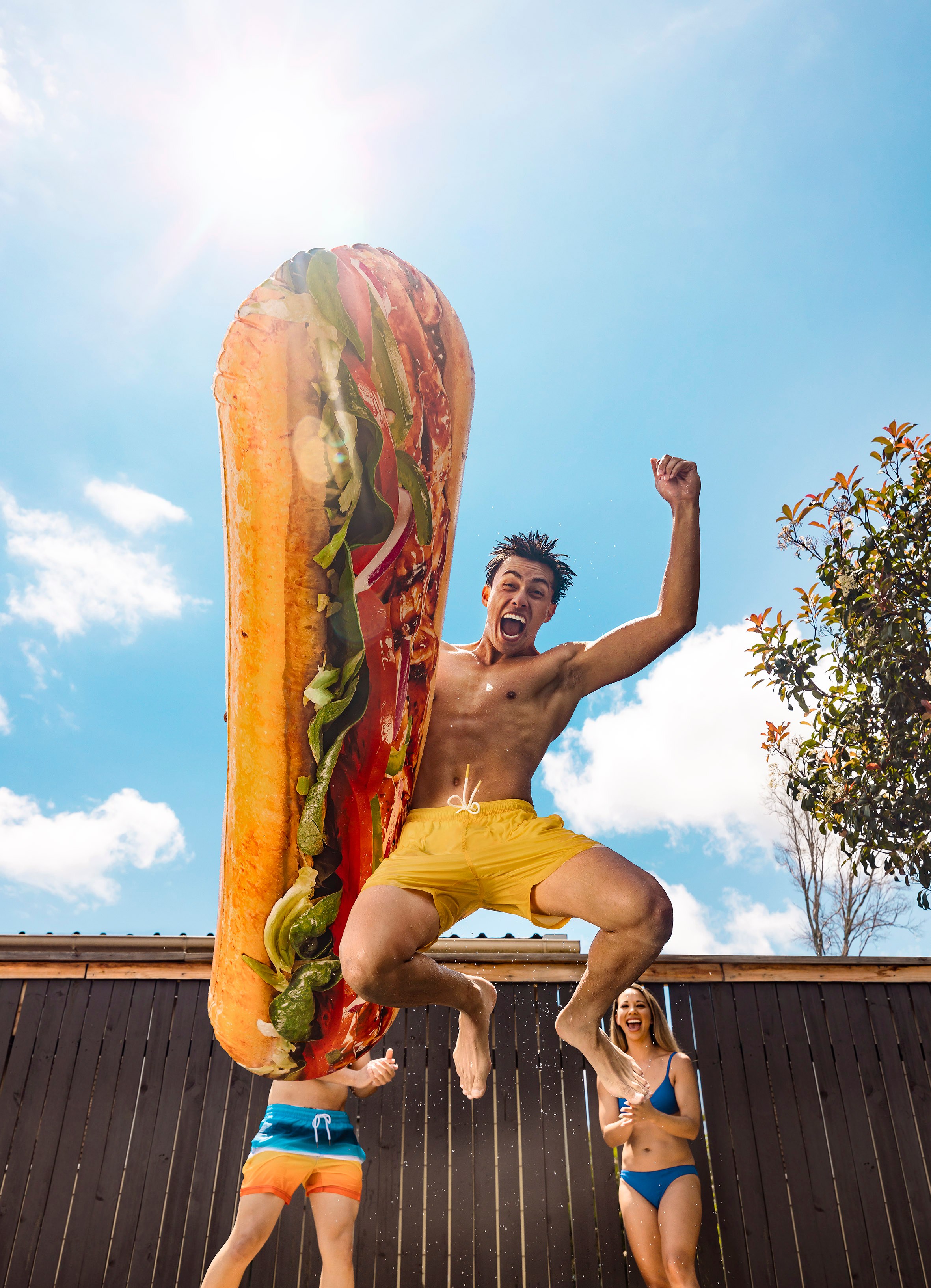 Subway Inflatable Ever Wanted To Ride A Giant Footlong... Inflatable Sub Pool Toy?