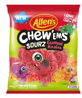 Allen's Is Releasing NEW Chew‘Ems Gummi Koalas and Chew‘Ems Sourz Gummi Koalas!