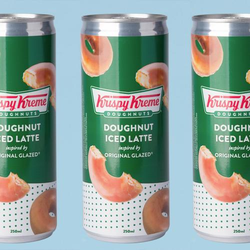 Krispy Kreme Launch An Original Glazed Doughnut ICED LATTE!