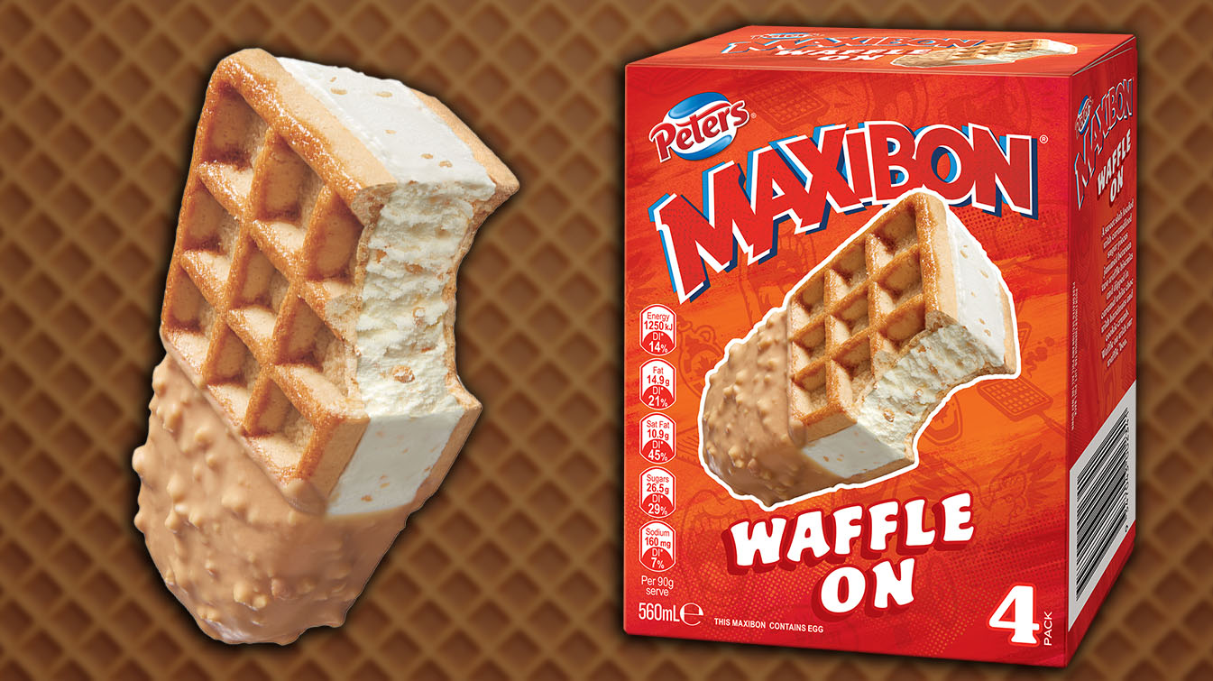 You Can Now Buy A Waffle Maxibon (Featuring An Actual Waffle)!