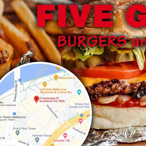 Cult US Burger Chain 'Five Guys' Has Arrived In Melbourne!!