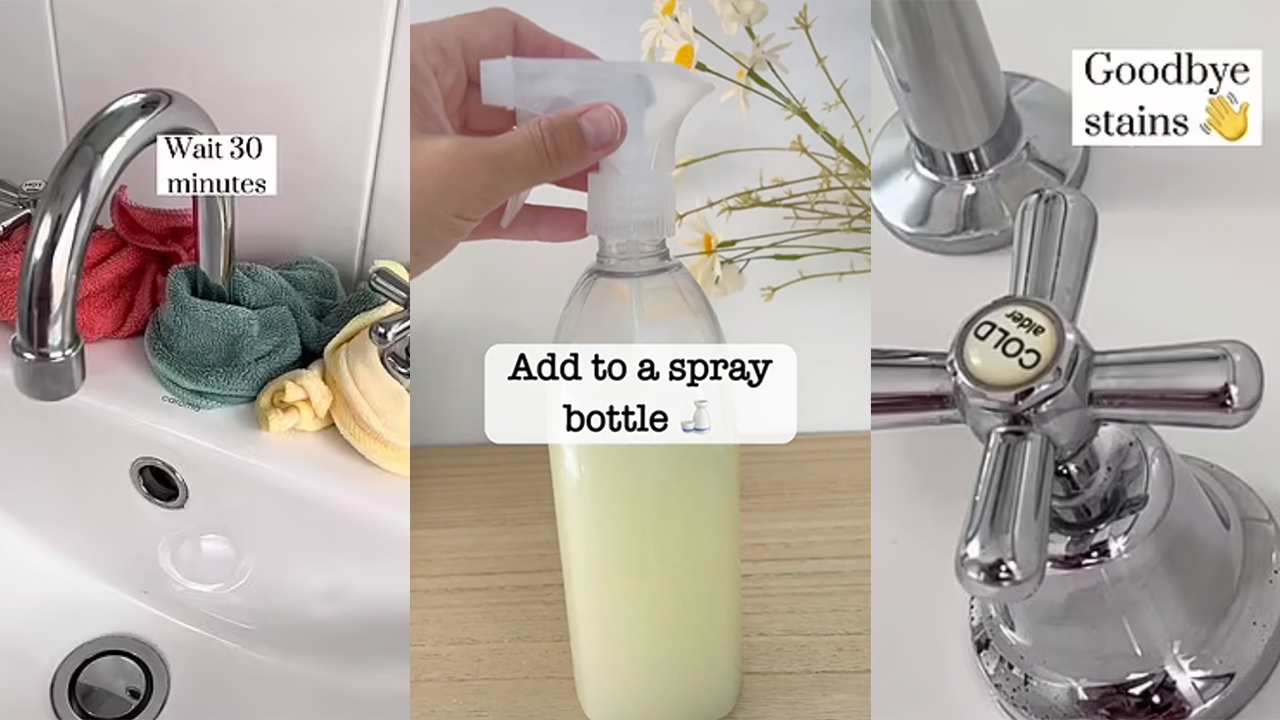 Here's A Magic Trick To Removing Rust & Soap Scum!