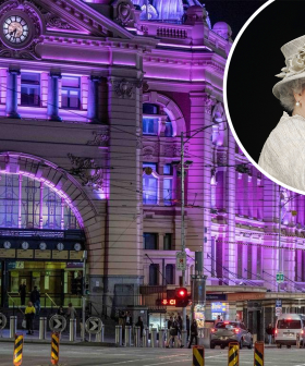 Melbourne's Skyline Turns Purple To Honour Queen Elizabeth II