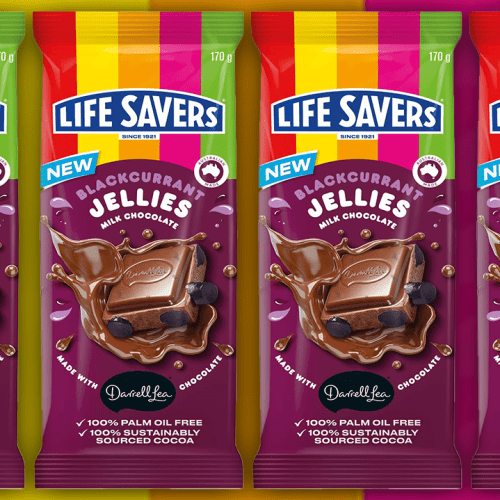 Darrell Lea & Life Savers Have Released A Blackcurrant Jellies Block!