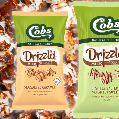 Cobs Release NEW Chocolate Drizzled Popcorn!