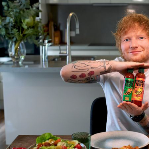 Ed Sheeran Gets Spicy, Launching Tingly Ted's Hot Sauce