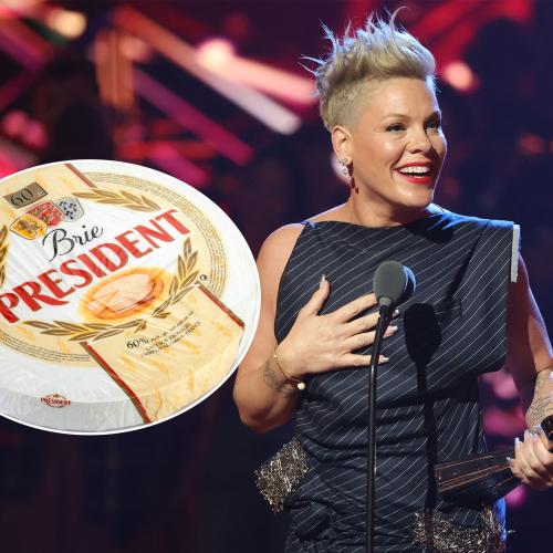 More Bizarre Gifts For Pink As Fans Throw Wheel Of Brie On Stage