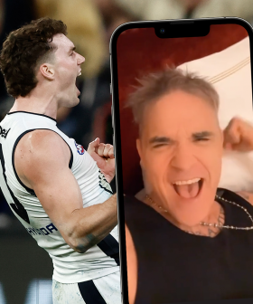 Ode to Carlton: Robbie Williams Sings Tribute To The Blues After Epic Finals Win