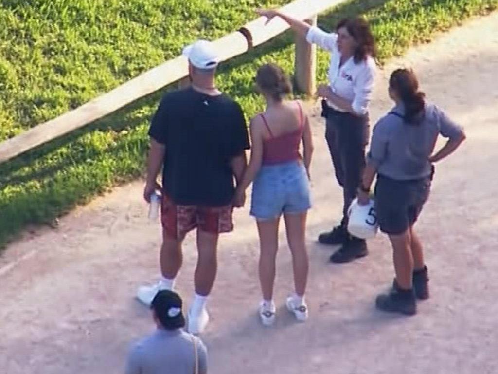 Taylor Swift and Travis Kelce at Sydney Zoo. 