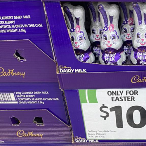 Customers Shocked To Find Cadbury Easter Bunny Priced At $10!