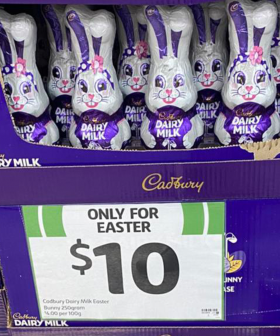 Customers Shocked To Find Cadbury Easter Bunny Priced At $10!